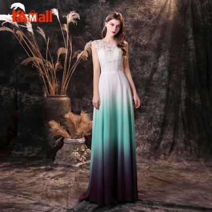 white evening dress